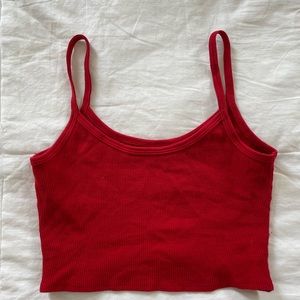 brandy melville red top
